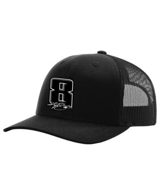 Men's Black Kyle Busch Snapback Trucker Hat