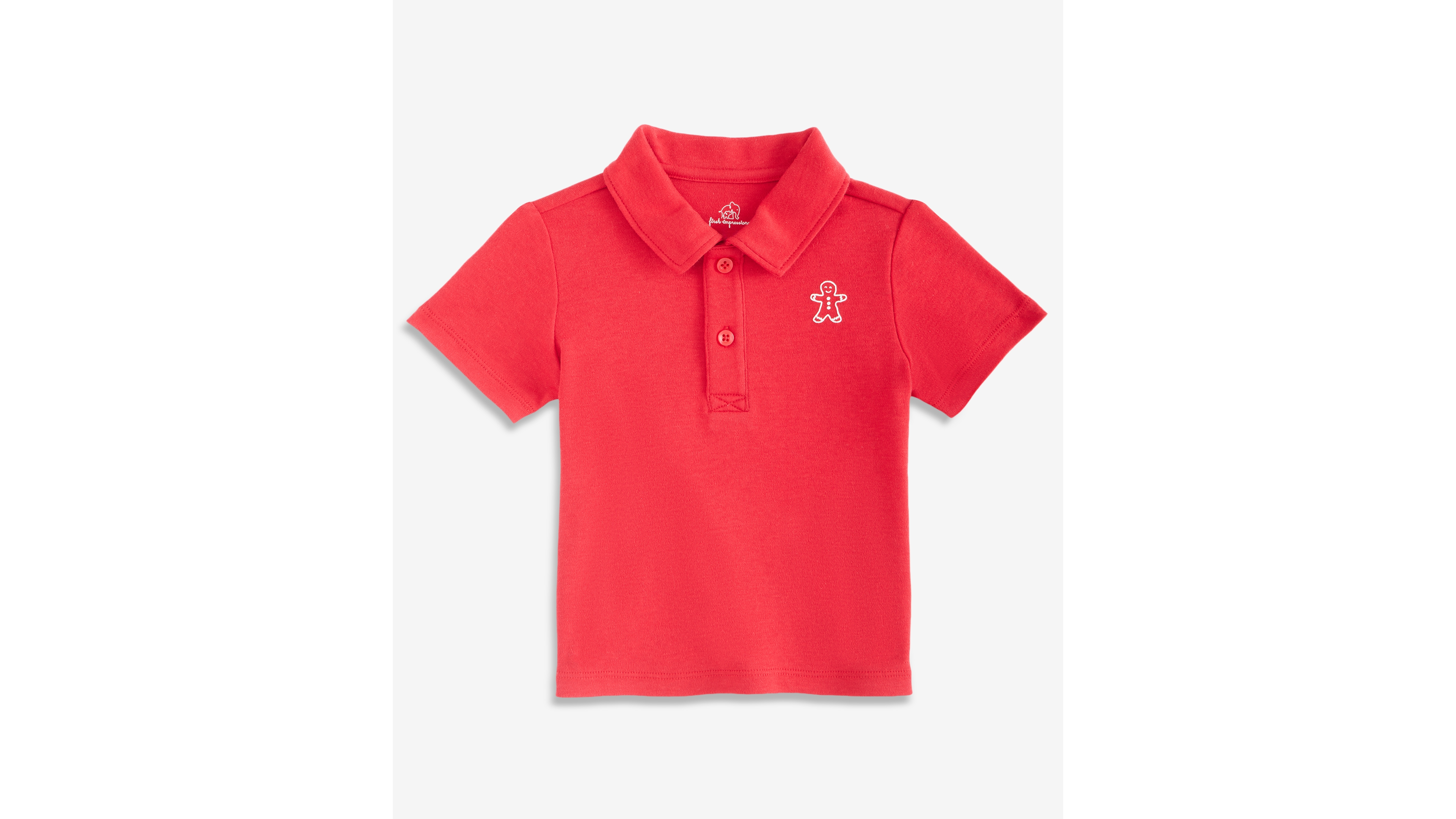 First Impressions Baby Boys' 3M-24M Mix & Match Short-Sleeve Gingerbread Polo Top, Macy's Exclusive