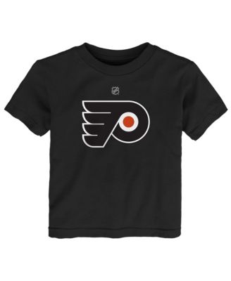 Baby Boys and Girls Black Philadelphia Flyers Primary Logo T-Shirt