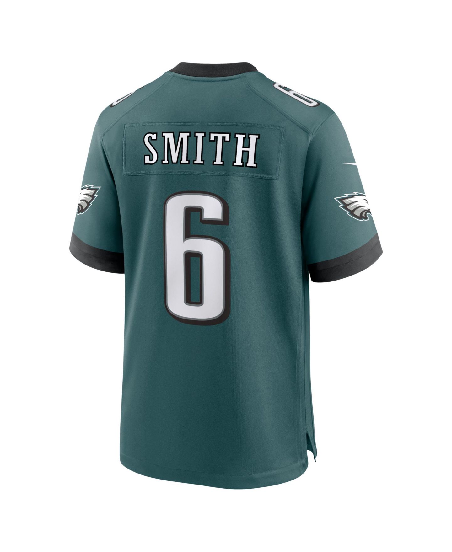 Мужской топ Nike DeVonta Smith Midnight Green Philadelphia Eagles Team Game Jersey — фото 3