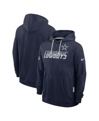 Men's Navy Dallas Cowboys Sideline Standard Issue Dri-FIT Hoodie