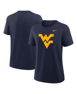 Women's Navy West Virginia Mountaineers Primary Logo T-Shirt