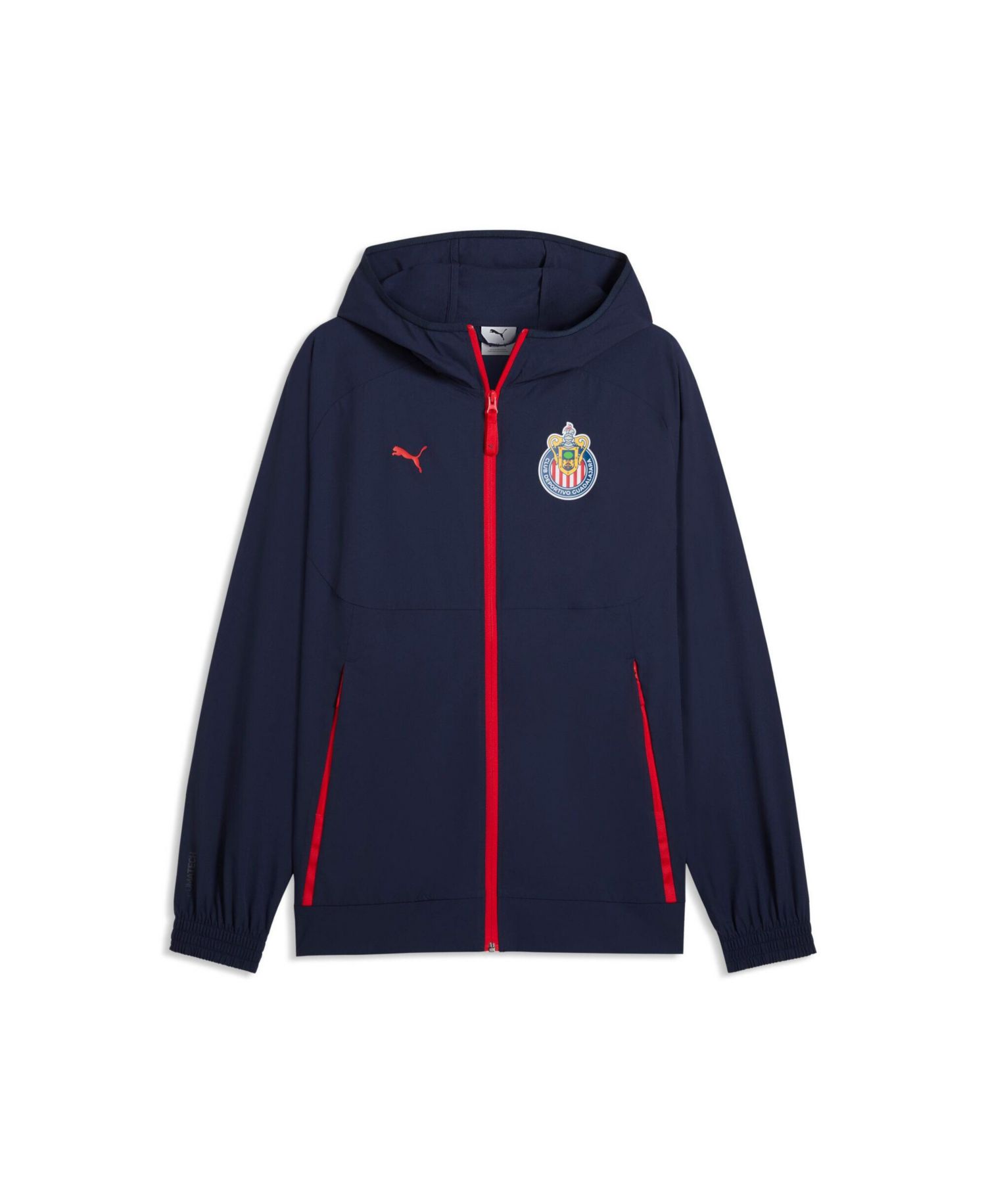 Men's Navy Chivas Woven PUMATECH WindCELL Full-Zip Raglan Jacket