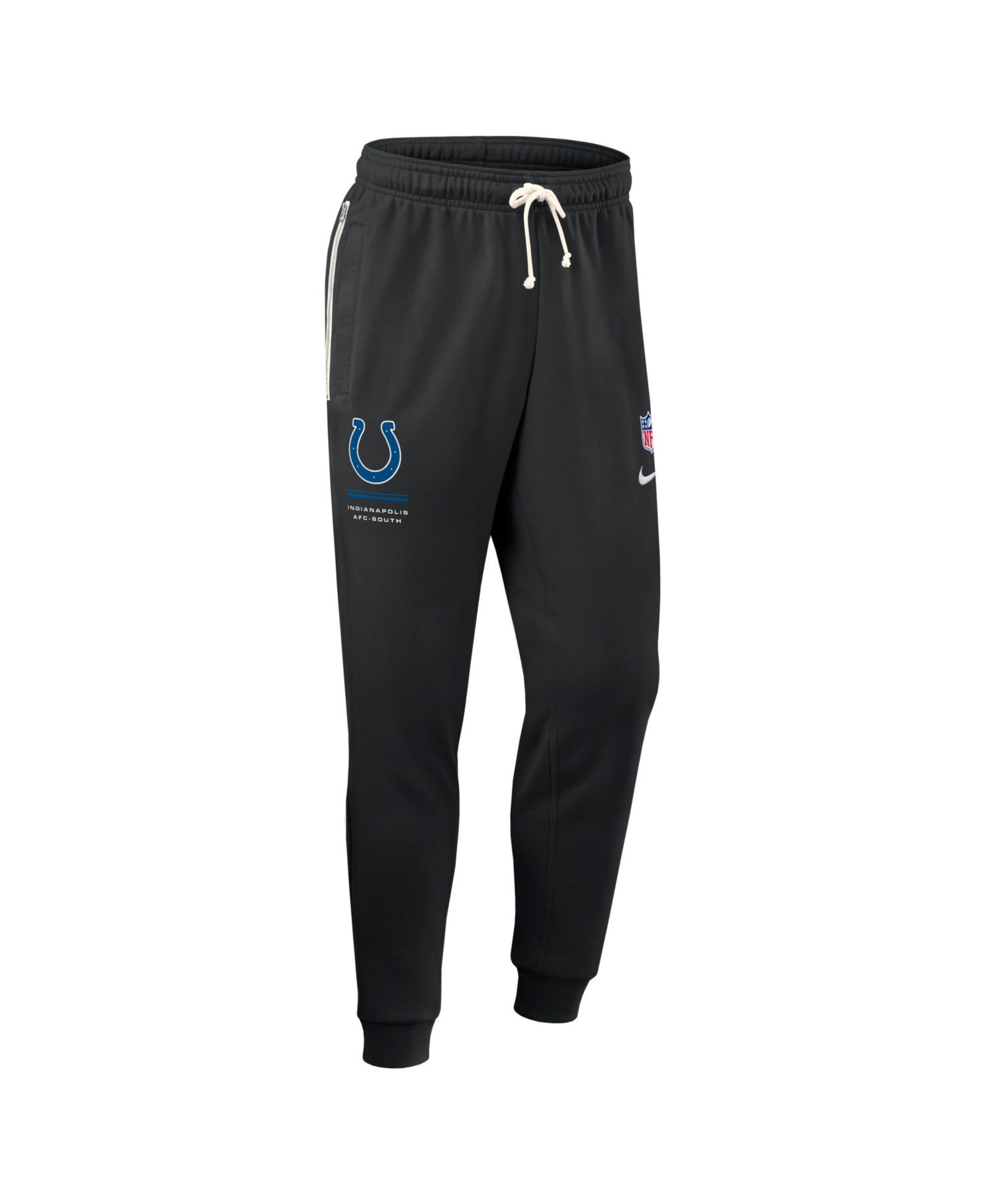 Men's Black Indianapolis Colts Sideline Standard Issue Dri-FIT Taper Pants