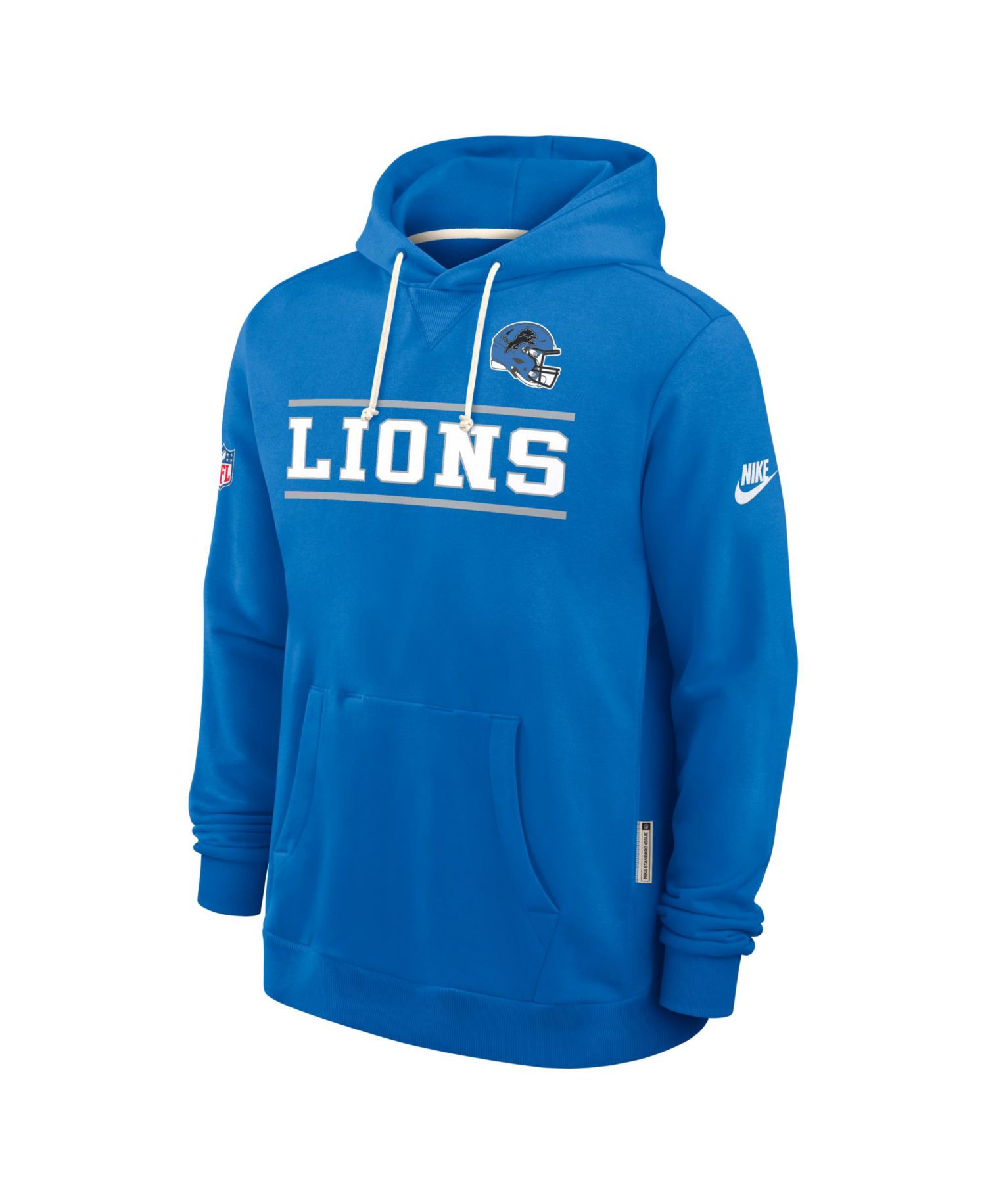 Men's Blue Detroit Lions Alt Sideline Standard Issue Dri-FIT Hoodie