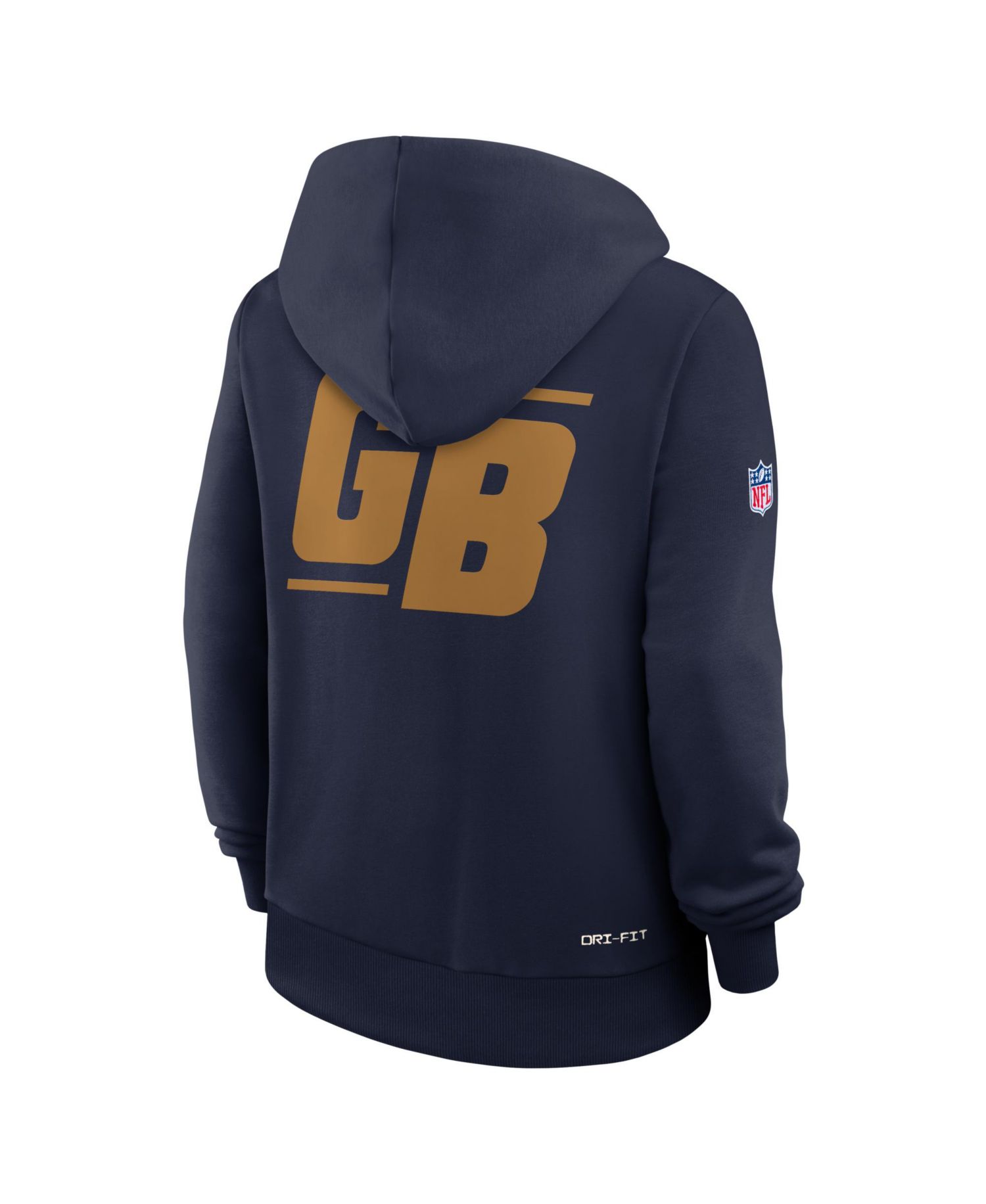 Women's Navy Green Bay Packers Sideline Standard Issue Alternate Dri-FIT Hoodie