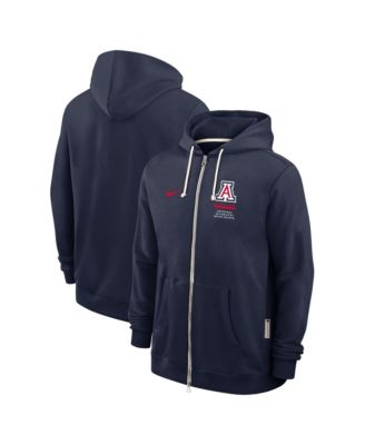 Men's Navy Arizona Wildcats 2026 Sideline Standard Issue Dri-FIT Full-Zip Hoodie