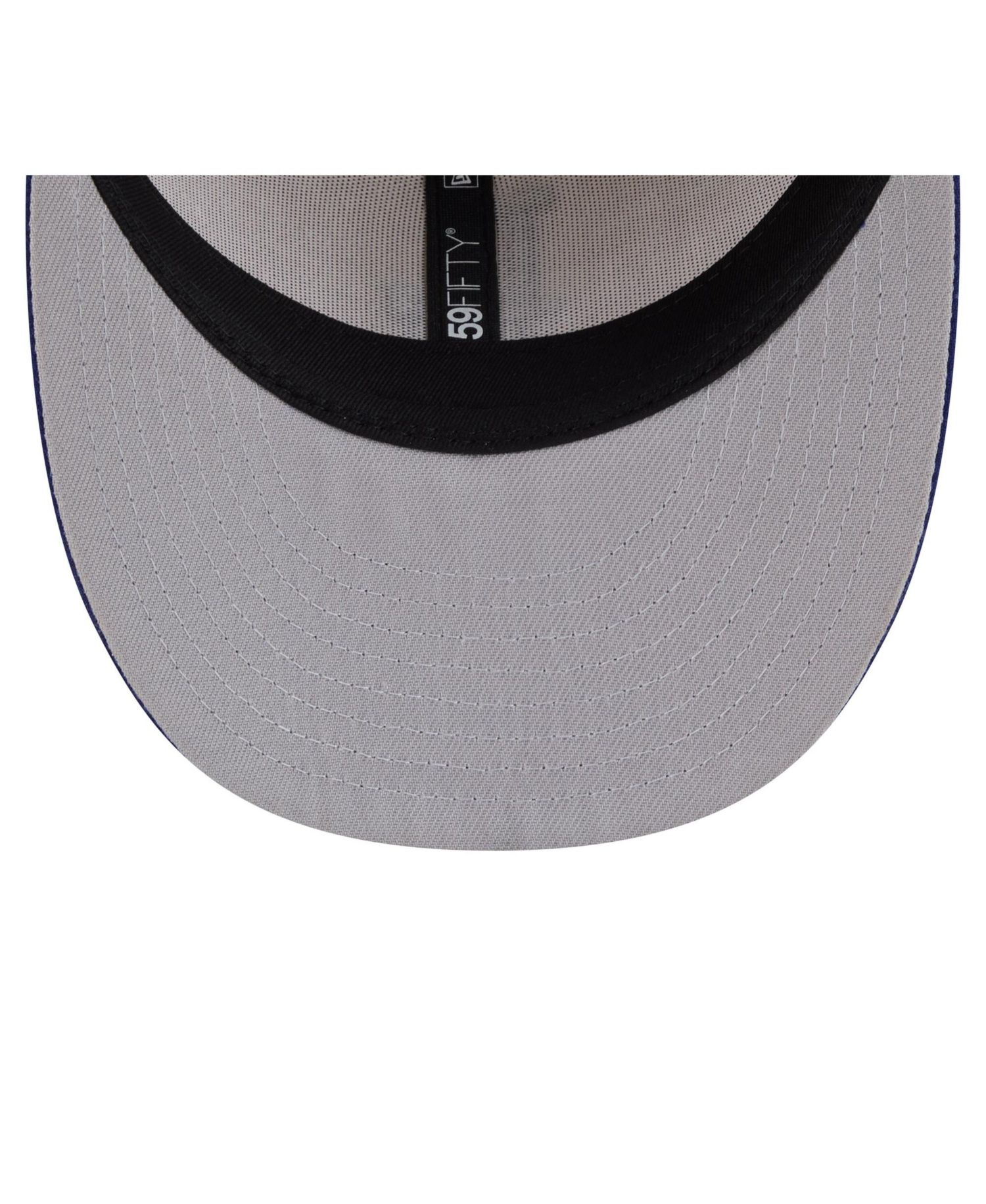 Men's Natural/Royal Los Angeles Dodgers Twine 59FIFTY Fitted Hat