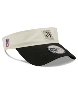 Men's Cream/Black Pittsburgh Steelers 2026 NFL Training Camp Adjustable Visor Hat