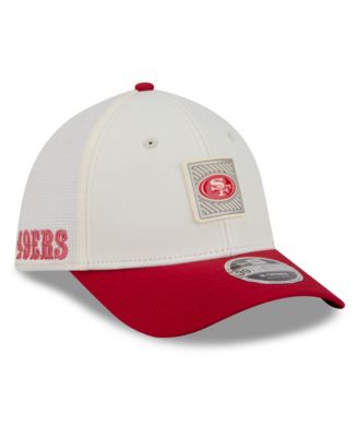 Men's Cream/Scarlet San Francisco 49ers 2026 NFL Training Camp 39THIRTY Flex Hat