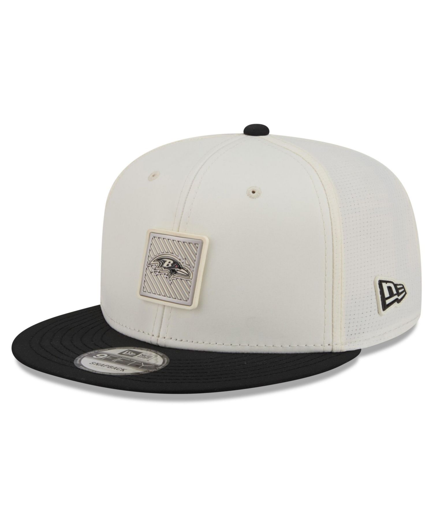 Men's Cream/Black Baltimore Ravens 2026 NFL Training Camp 9FIFTY Snapback Hat