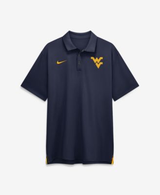 Men's Navy West Virginia Mountaineers 2026 Sideline Tour Dri-FIT Polo Shirt
