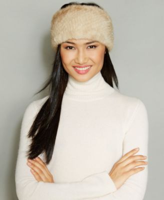 The Fur Vault - Knitted Mink Fur Headband