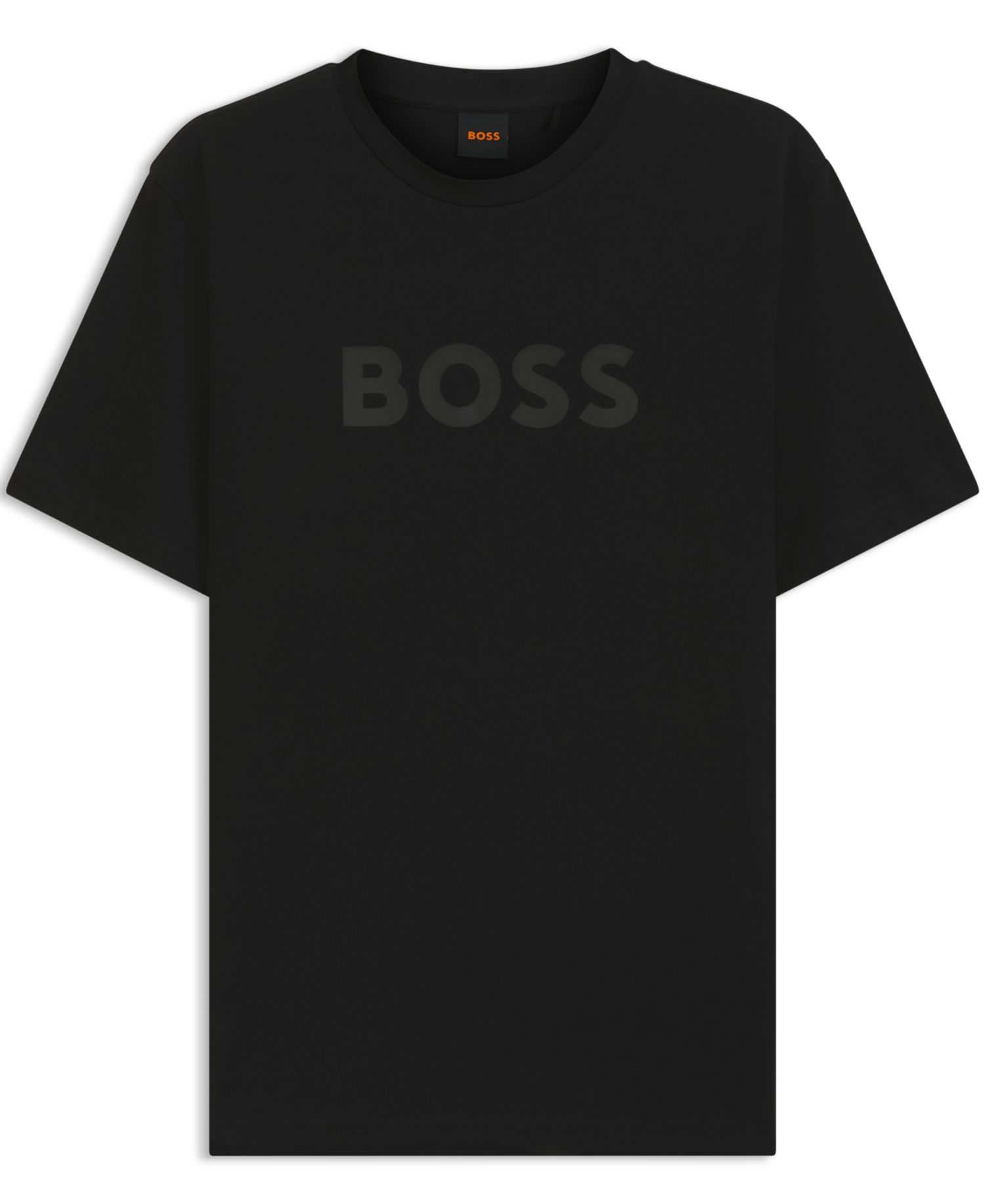 Men's Cotton Regular-Fit Logo Print T-Shirt