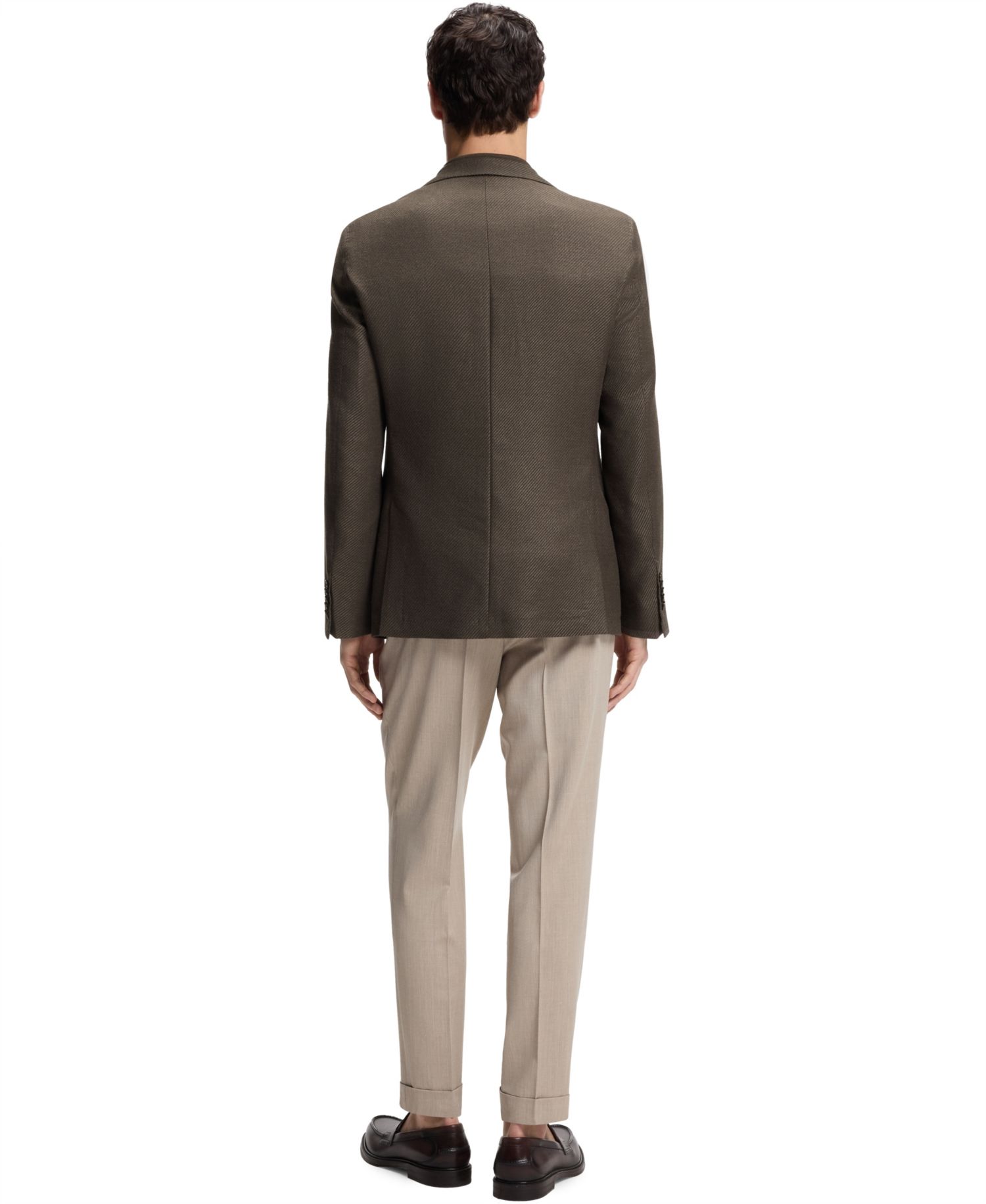 Men's Wool-Linen Regular-Fit Blazer