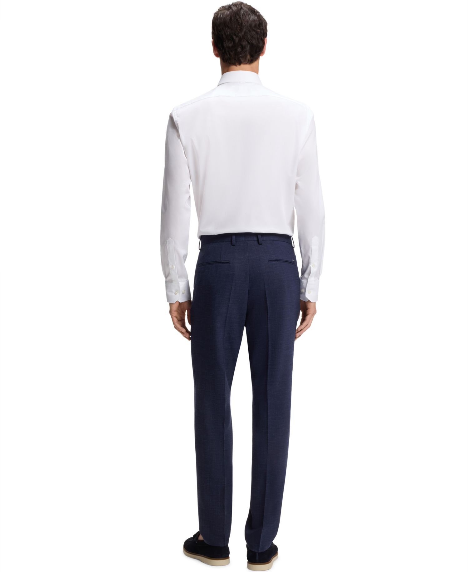BOSS by Men's Melange Stretch Slim-Fit Pants