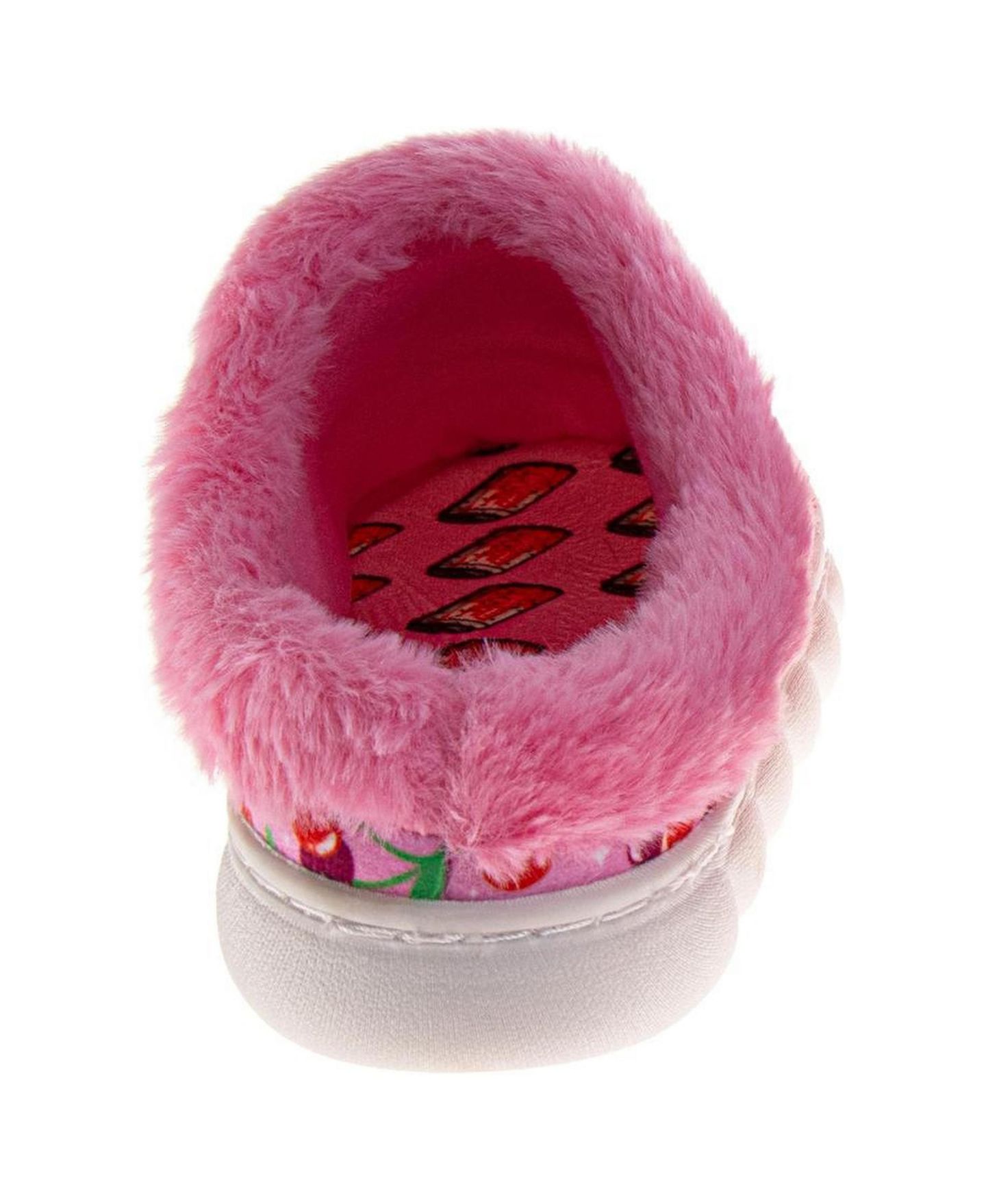 Женские тапочки Josmo Official Licensed Coca Cola Cherry Coke Casual Slippers, цвет: Вишнёвый — фото 3