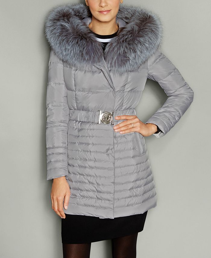 The Fur Vault Hooded Mink Fur Jacket - Macy's