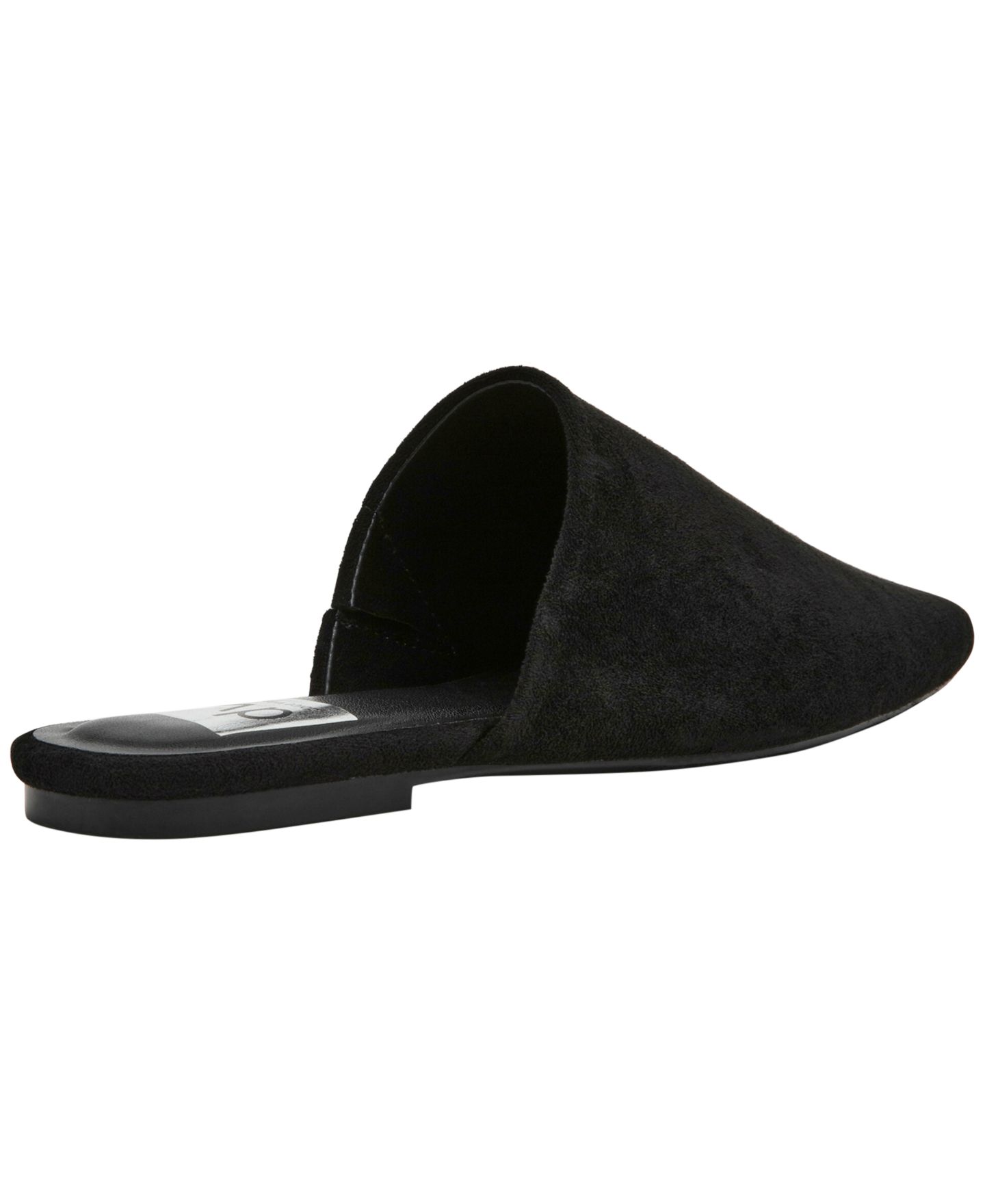 Женские сабо DV Dolce Vita Felica Slip-On Mules, цвет: Чёрный искусственный замшевый — фото 7