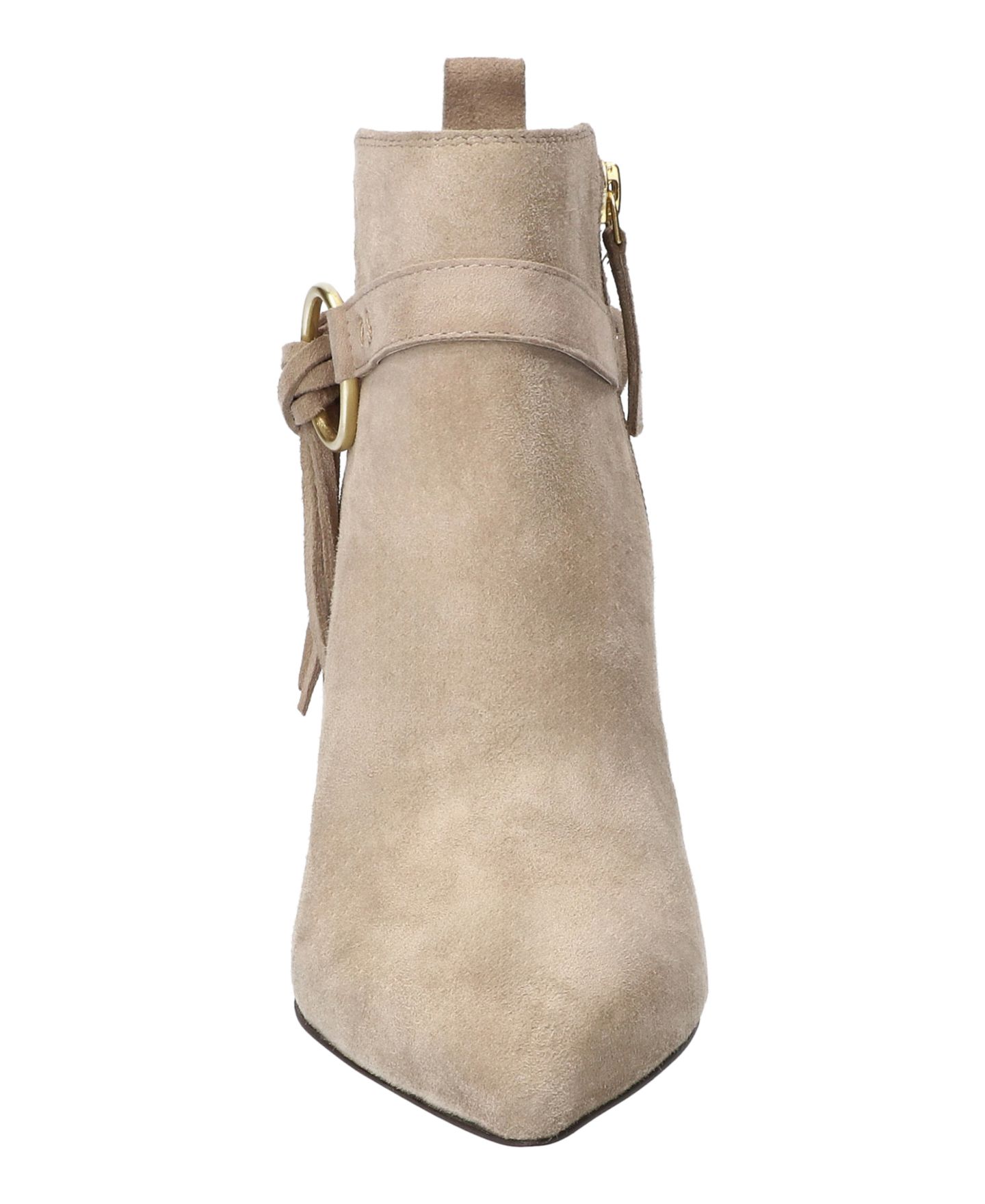 Женские ботинки Bella Vita Flair Pointed Toe Booties, цвет: Миндальный замшевый кожаный — фото 6