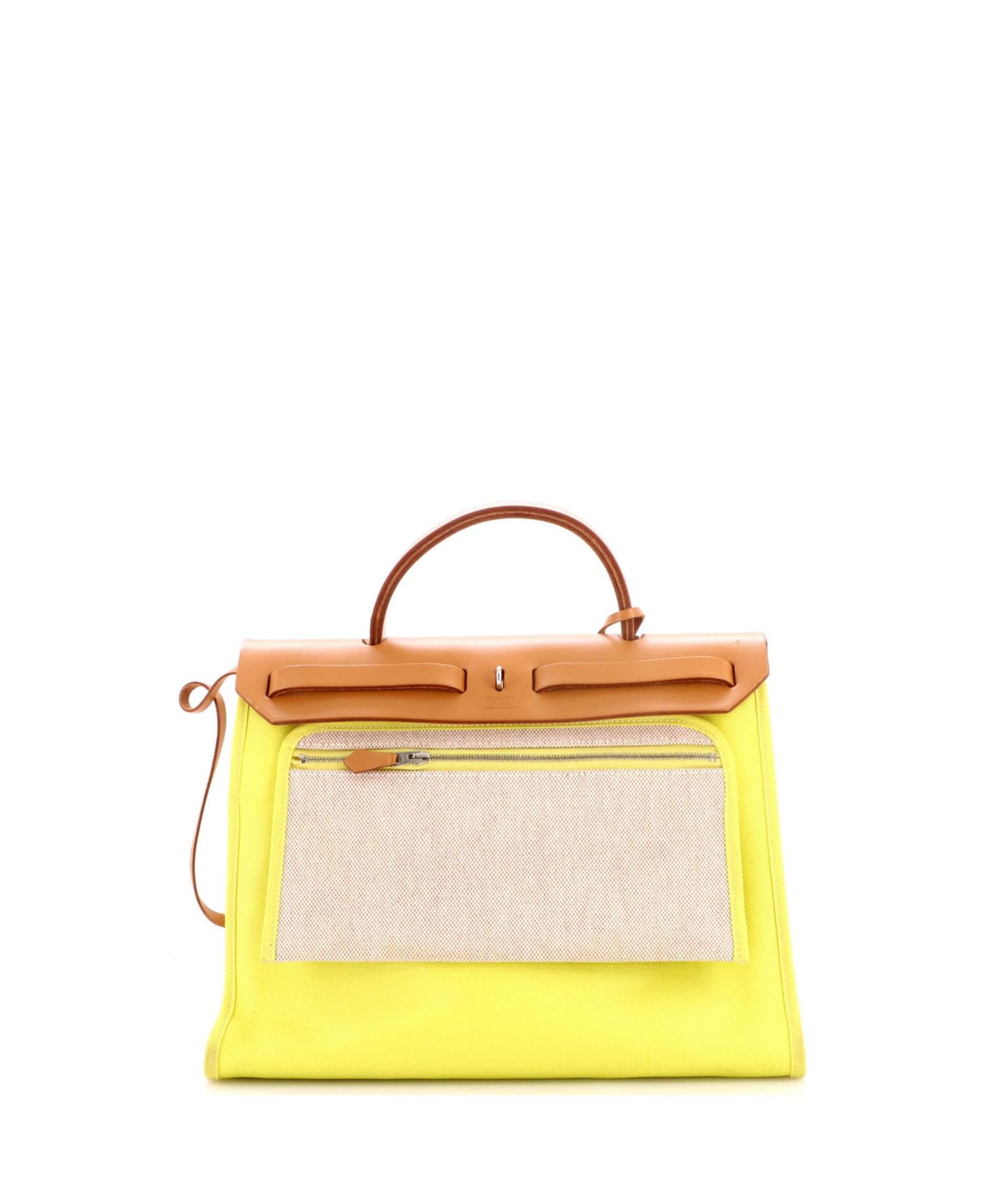 31 Herbag Zip Berline Vache Canvas and Leather