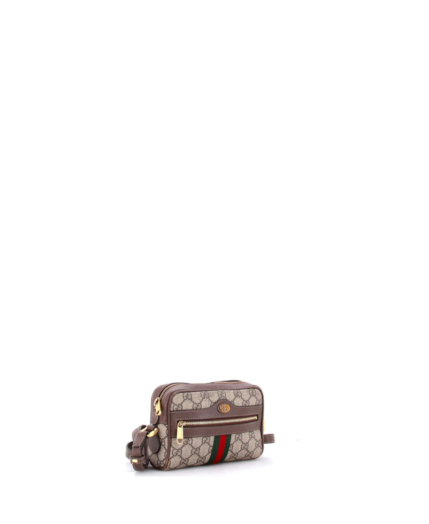 Mini Ophidia Shoulder Bag GG Coated Canvas