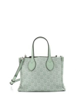 Medium Ophidia Shopper Tote GG Denim