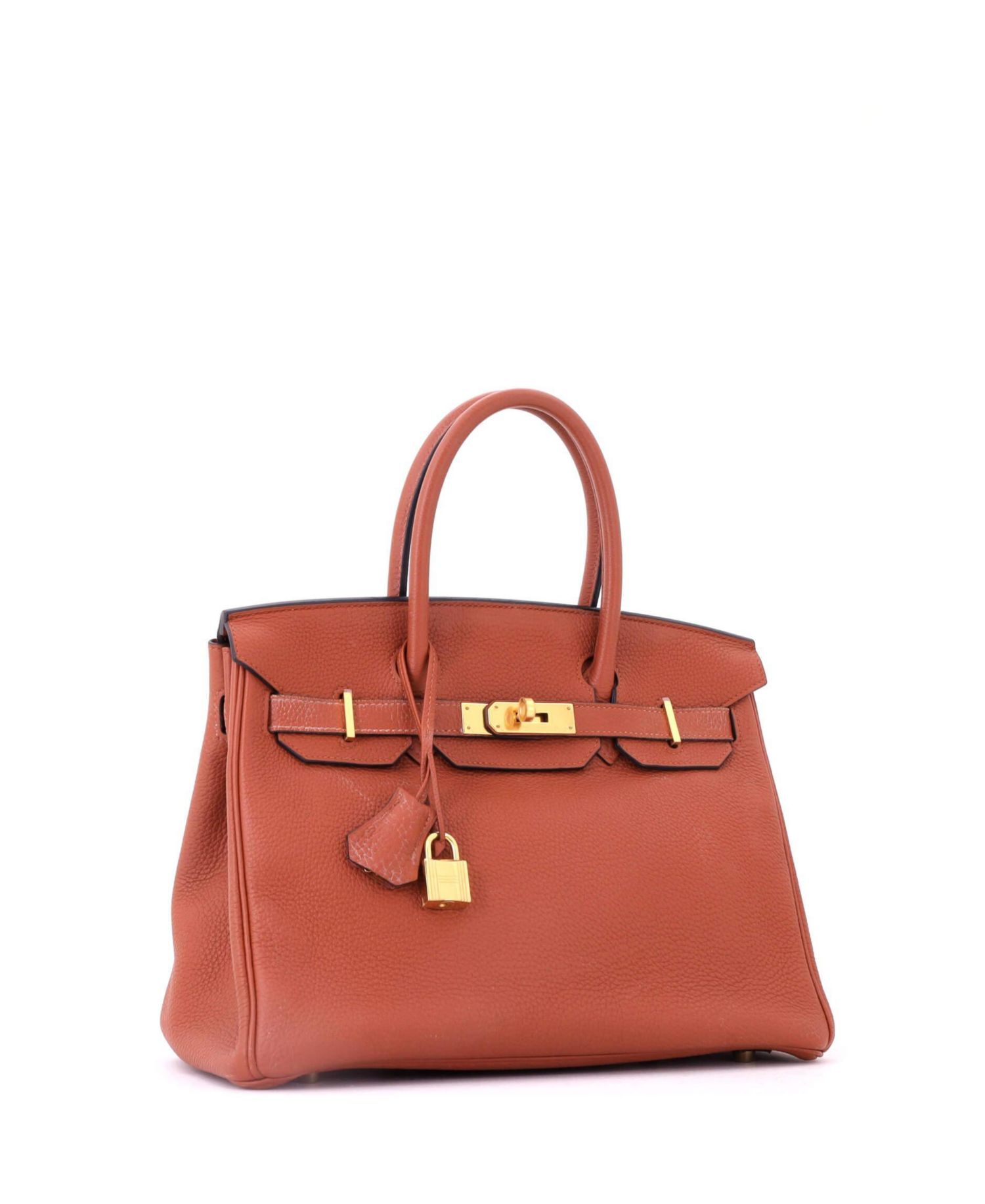 Birkin 30 Handbag Brown Togo with Gold Hardware