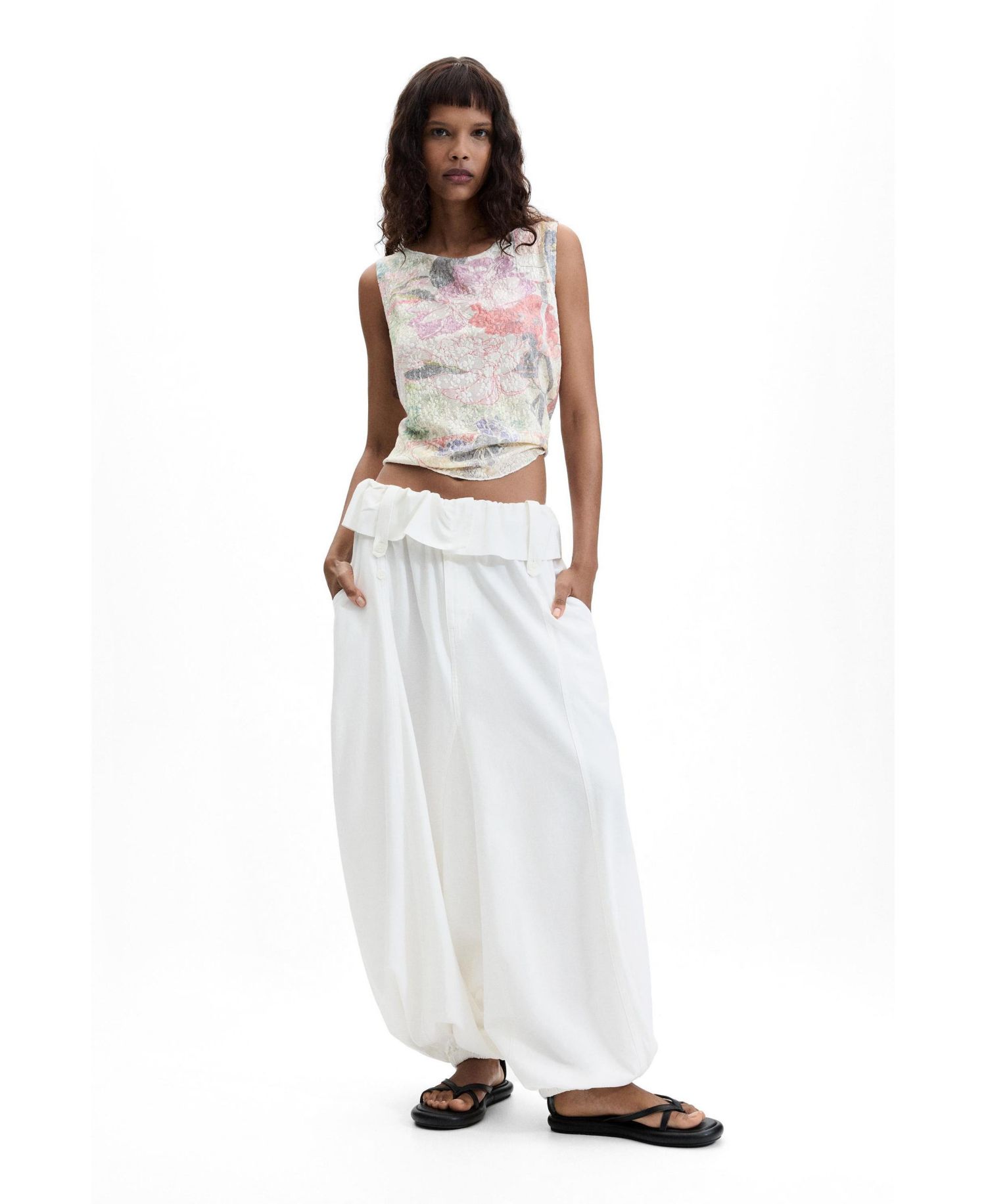 Women's Printed sleeveless t-shirt