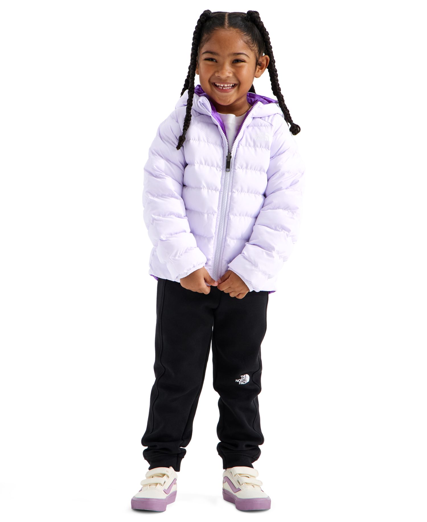 Girls' and Boys' 2T-7 Reversible Perrito Hooded Jacket