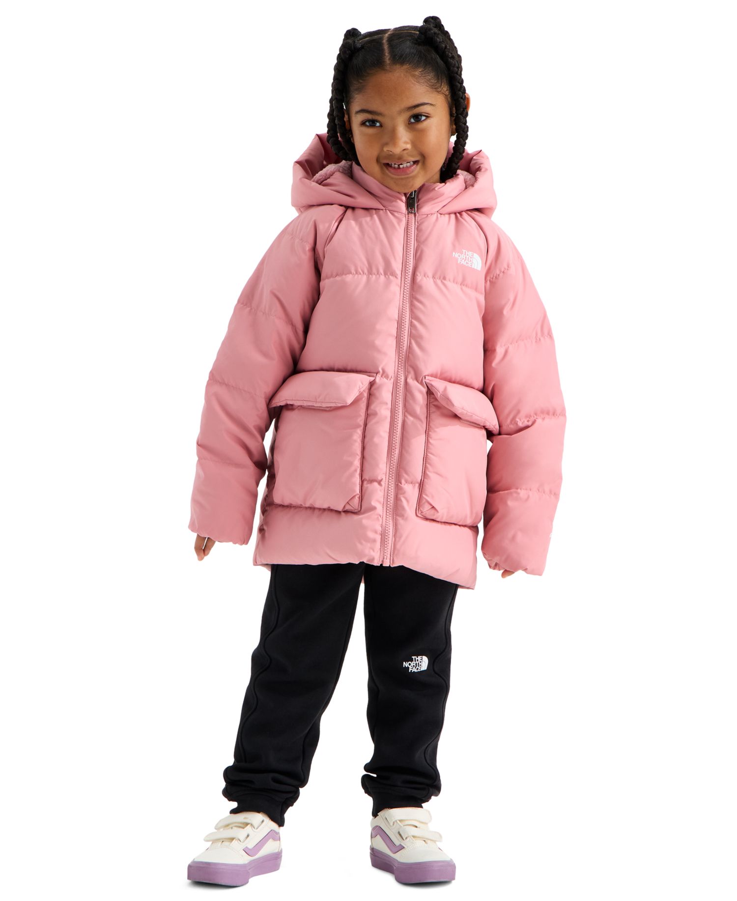 Boys' and Girls' 2T-7 Down Fleece-Lined Insulated Parka Jacket