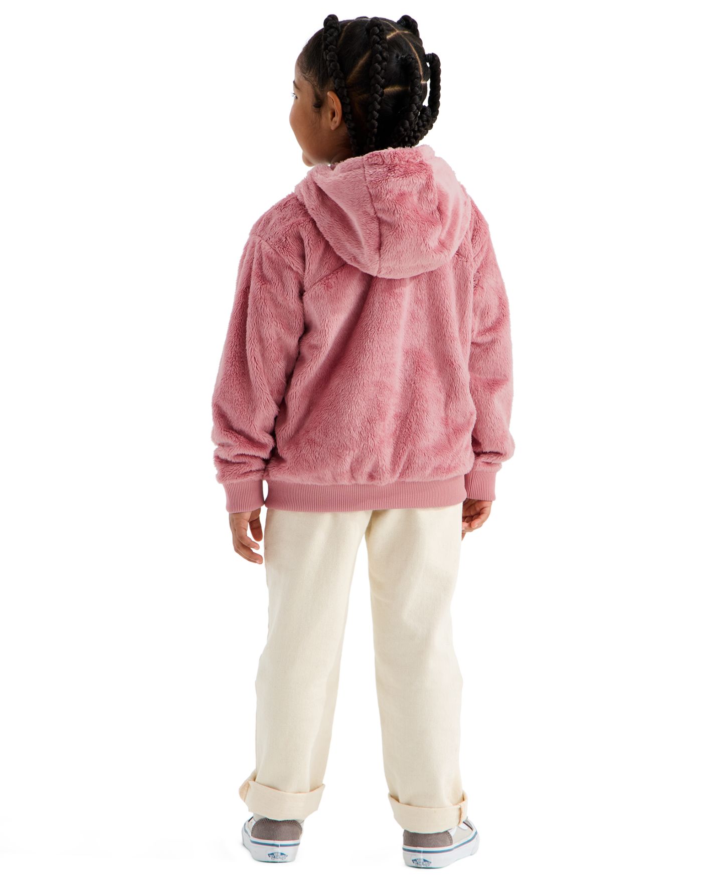 Детская куртка The North Face Osito Full-Zip Hooded, цвет: Primrose — фото 6