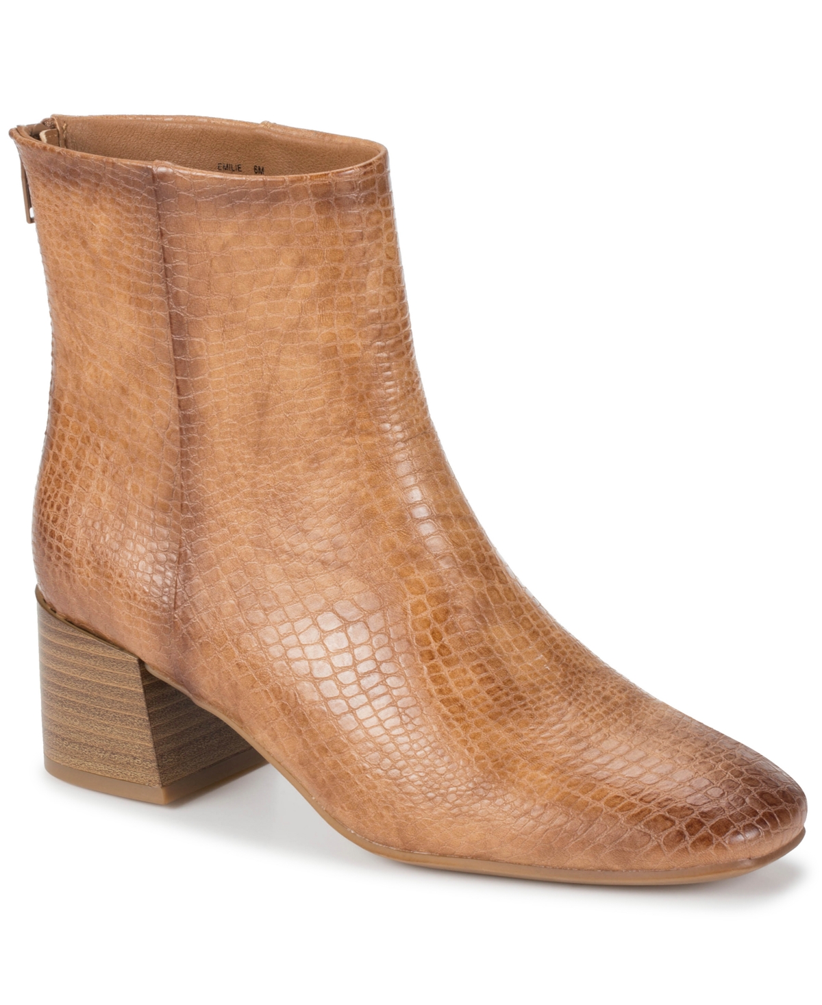 Baretraps Women's Emilie Block Heel Booties In Dark Almond