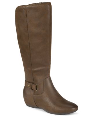 Women's Paullina Zipper Tall Round Toe Boots