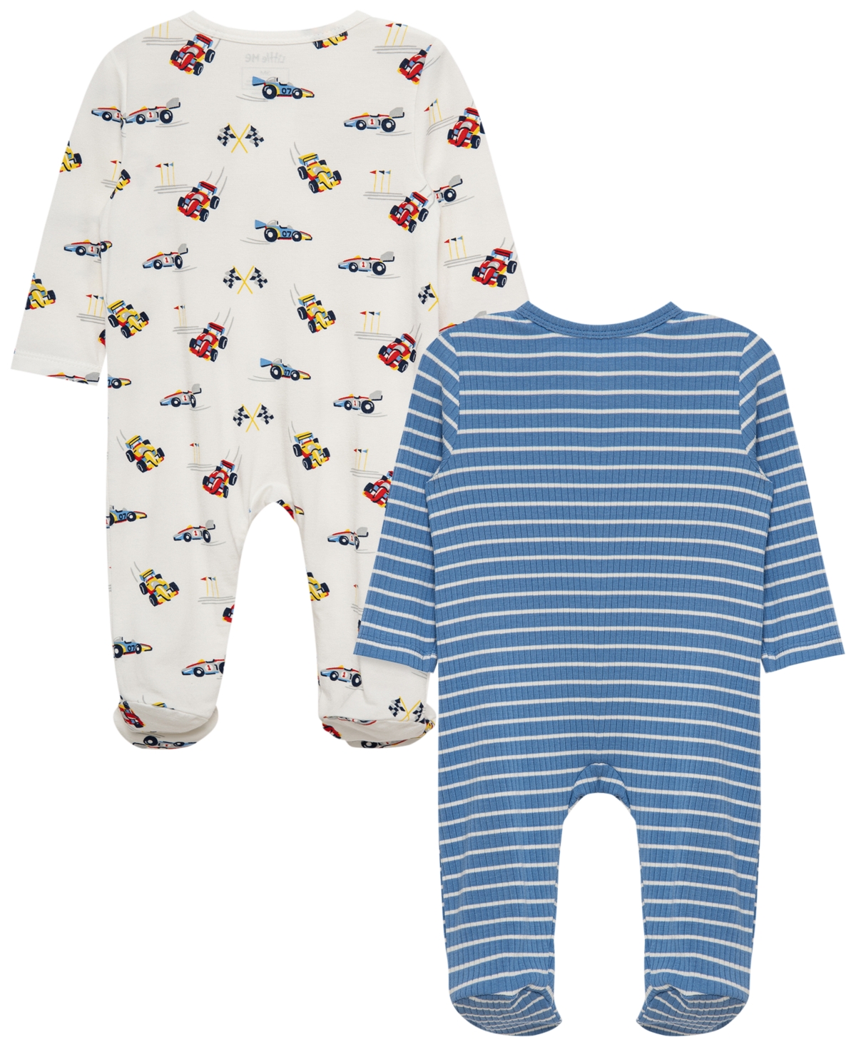 Little Me Baby Boys' Long-Sleeve Coverall, 2-Pack