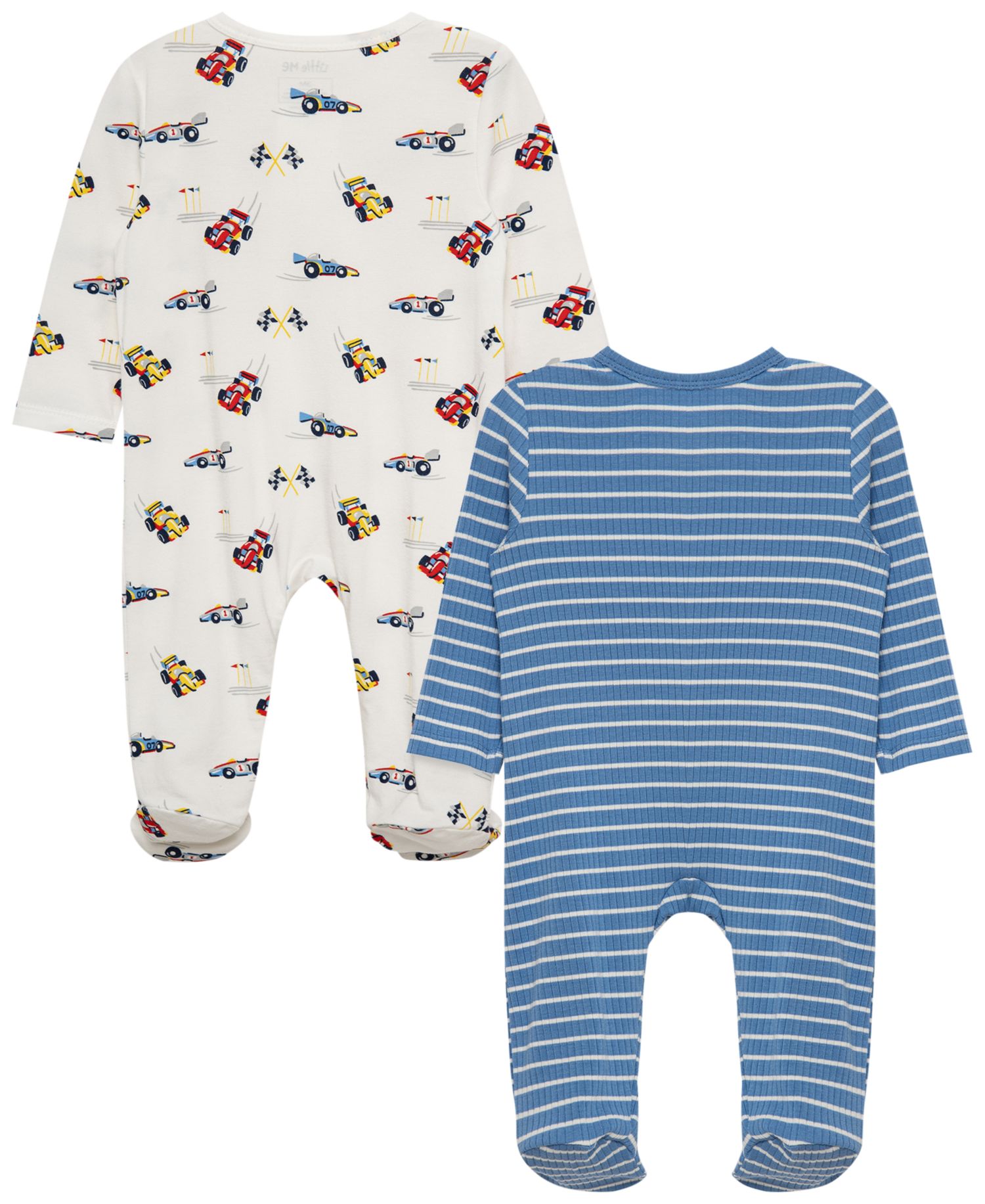 Baby Boys' Long-Sleeve Grand Prix Coverall, 2-Pack