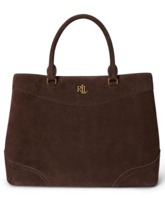 Suede Marcy Large Satchel Handbag