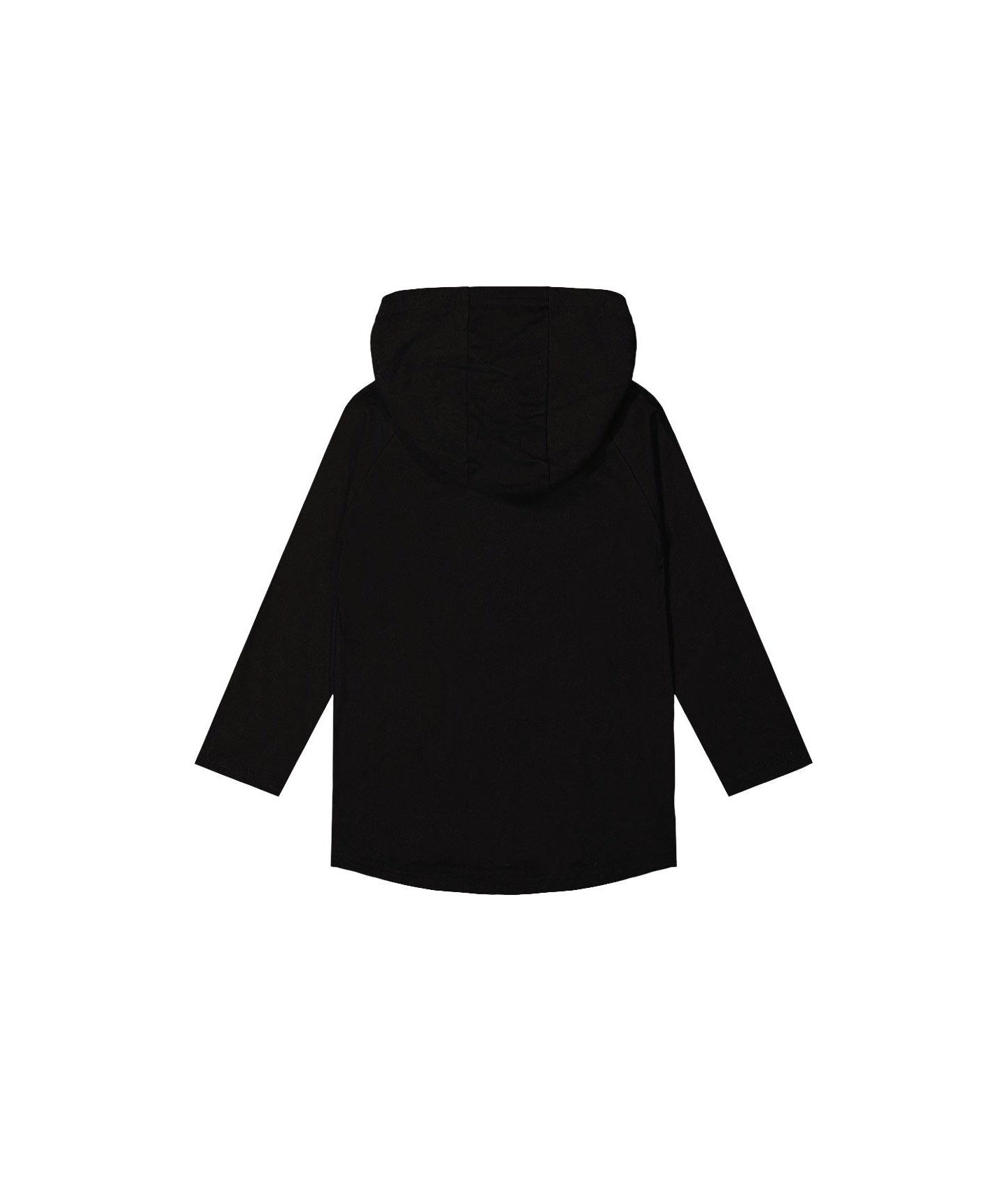 Футболка Deux par Deux Raglan Hooded для мальчиков, цвет: Чёрный / Коричневый — фото 7