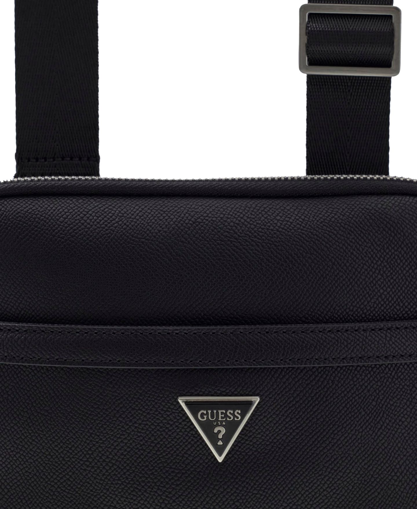 Мужская сумка GUESS Milano Sleek Textured Crossbody, цвет: Варёный — фото 4