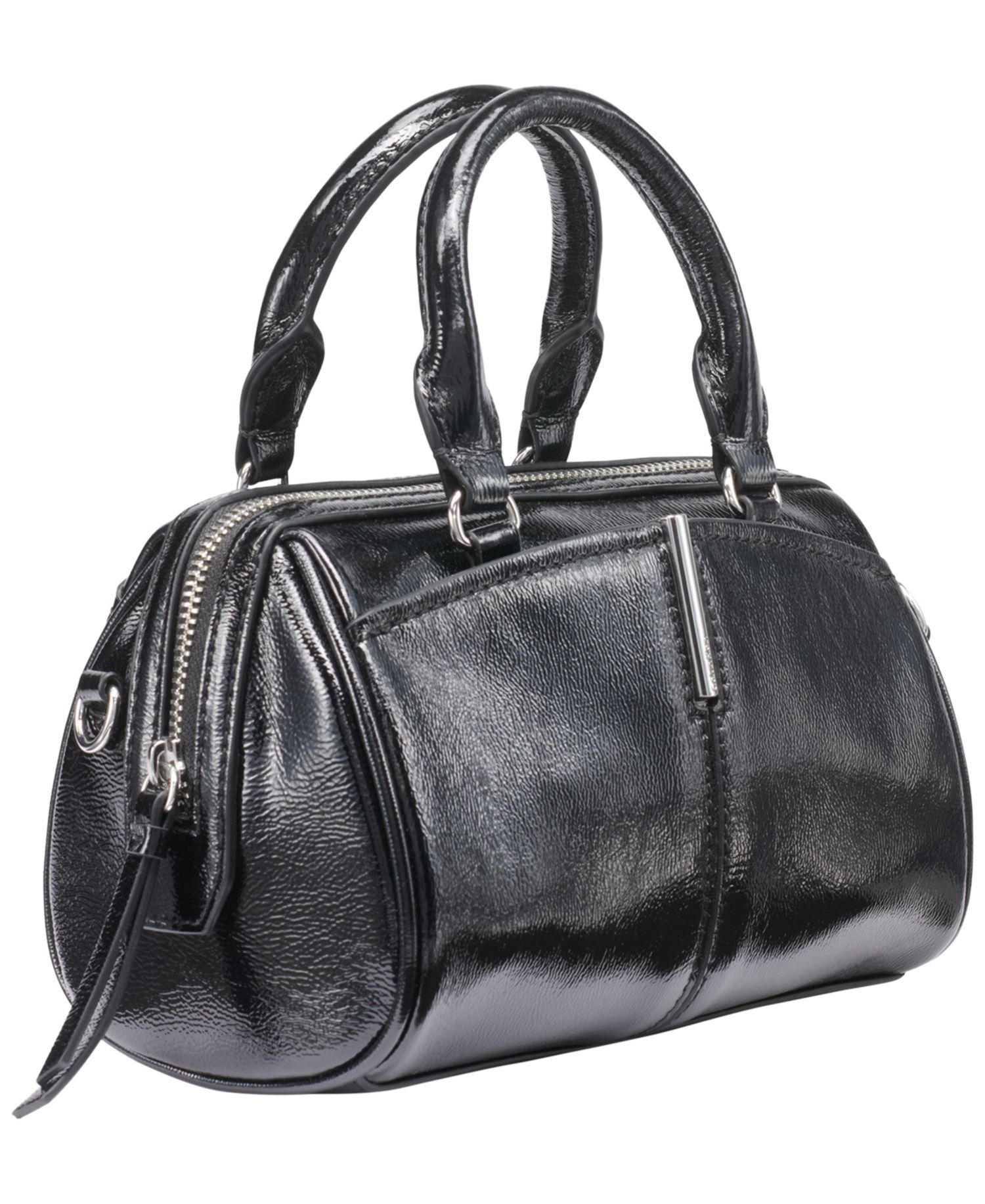 Genevieve Patent Mini Crossbody Handbag