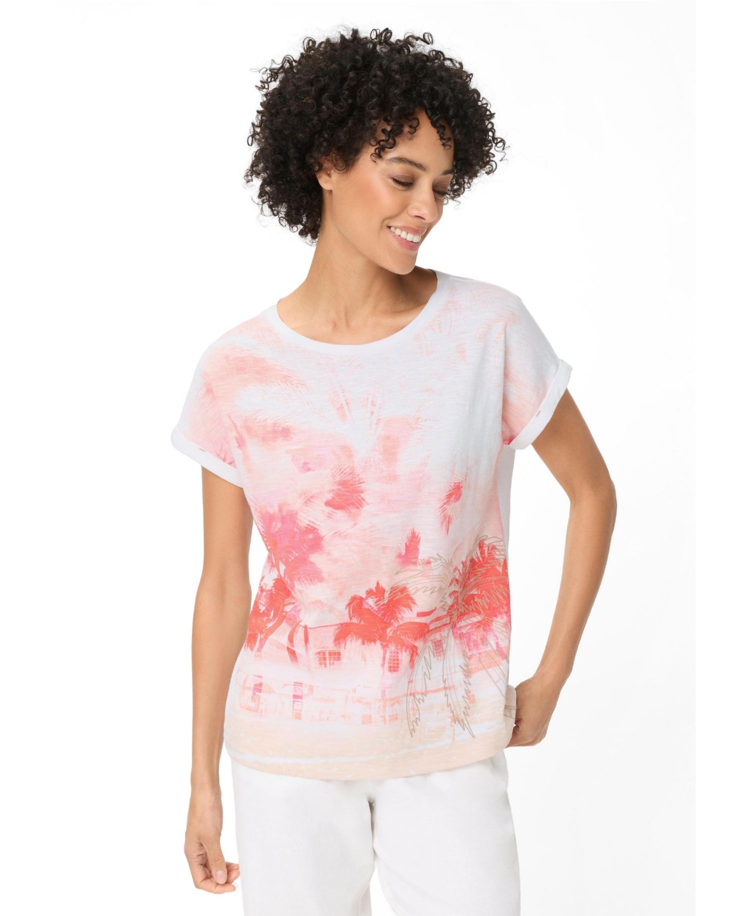 Women's Panneaux Print T-Shirt