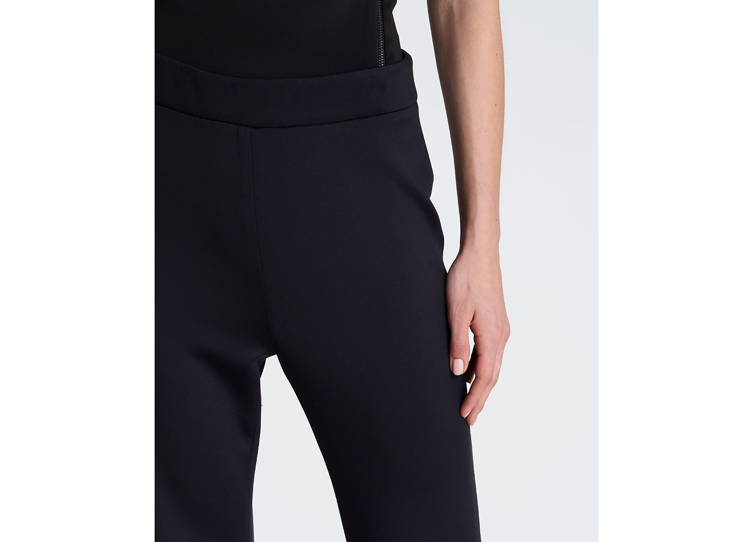 Women's High-Rise Zip-Back Flare Pants