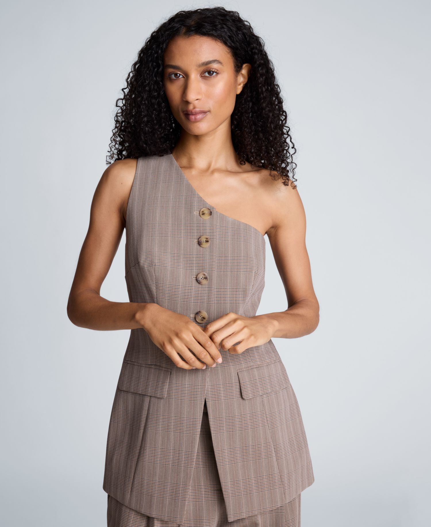 Women's One-Shoulder Sleeveless Vest