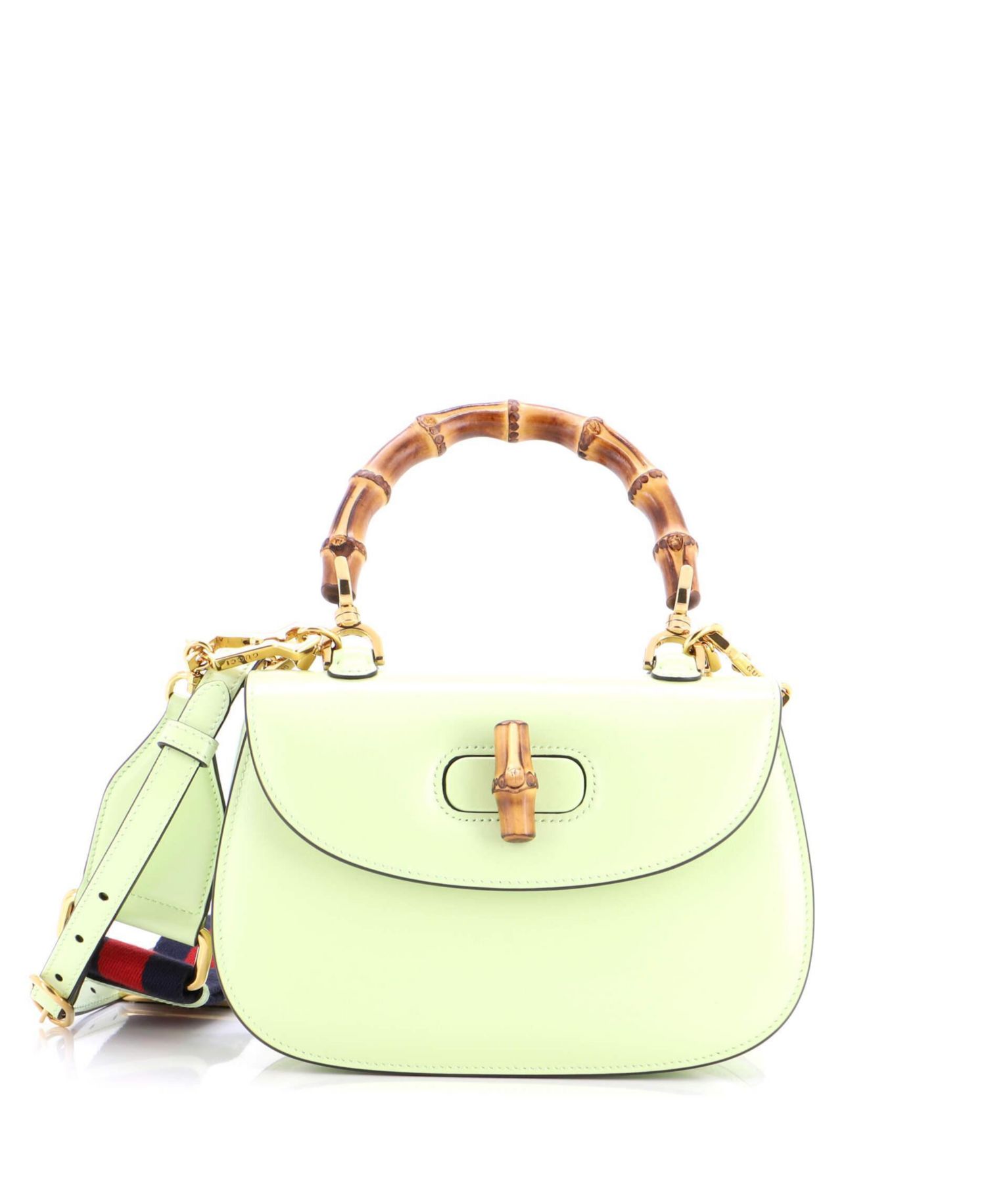 Small Bamboo 1947 Top Handle Bag Leather