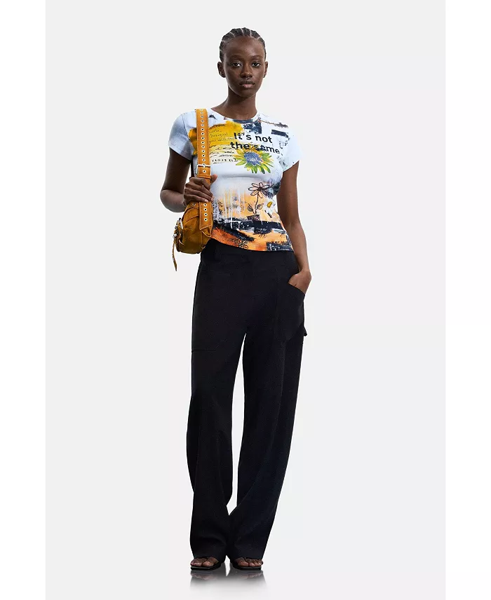 Women's Printed T-shirt 100% cotton - thumbnail 4