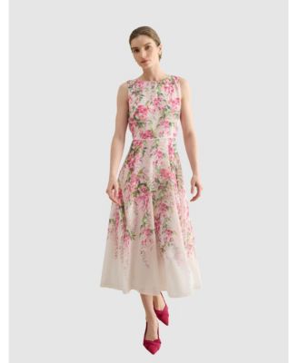 Carly Fit Flare Midi Dress