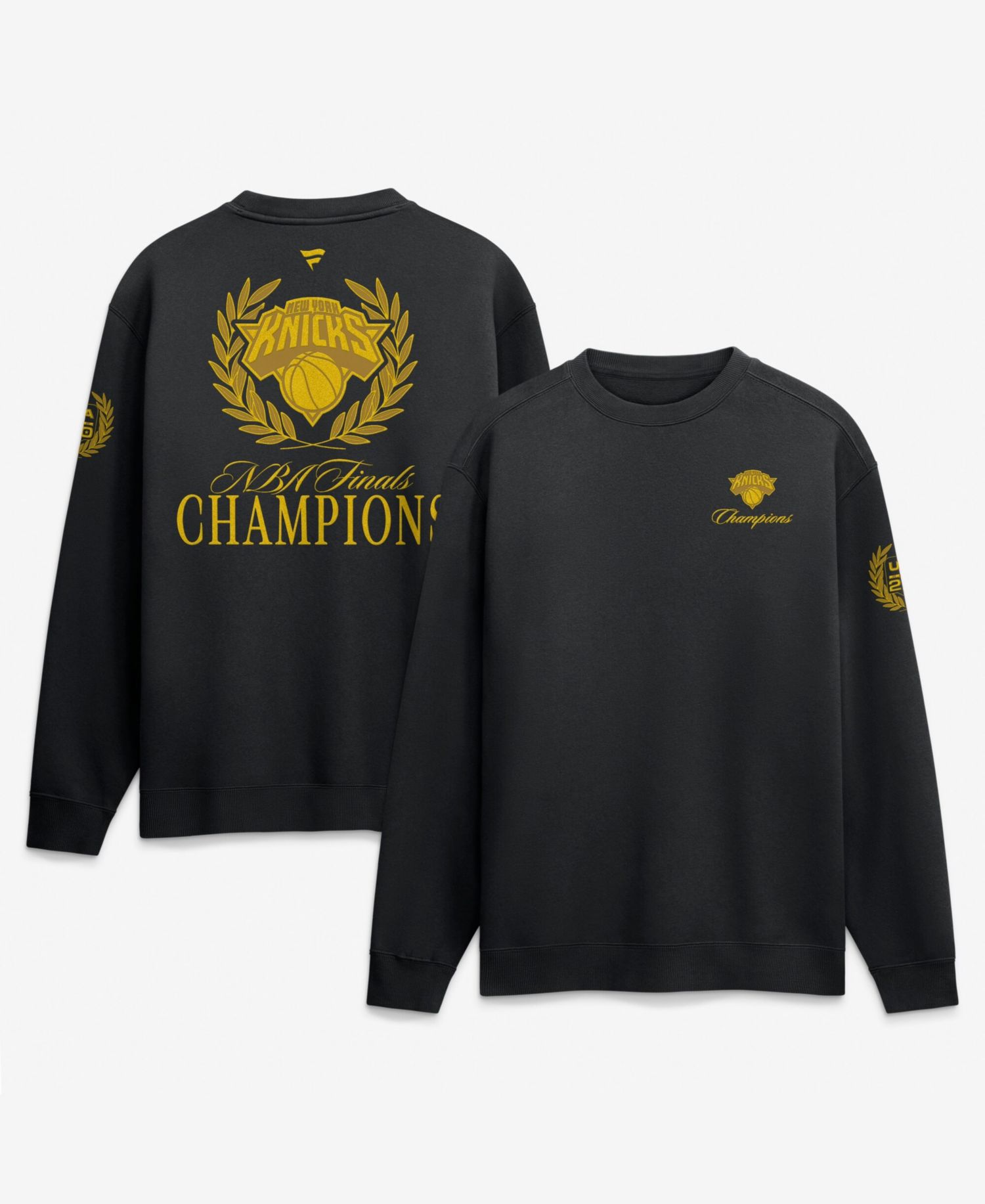 Men's Black New York Knicks 2026 NBA Finals Champions x USA 250th Sweatshirt