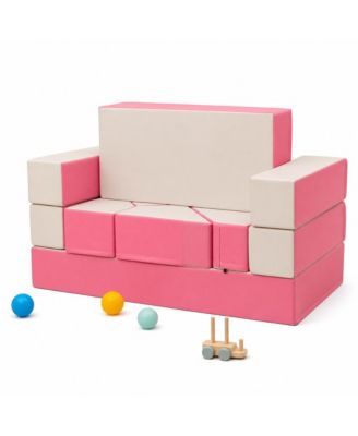 8 Piece 4 in 1 Kids Climb and Crawl Foam Playset for Toddler Active Play