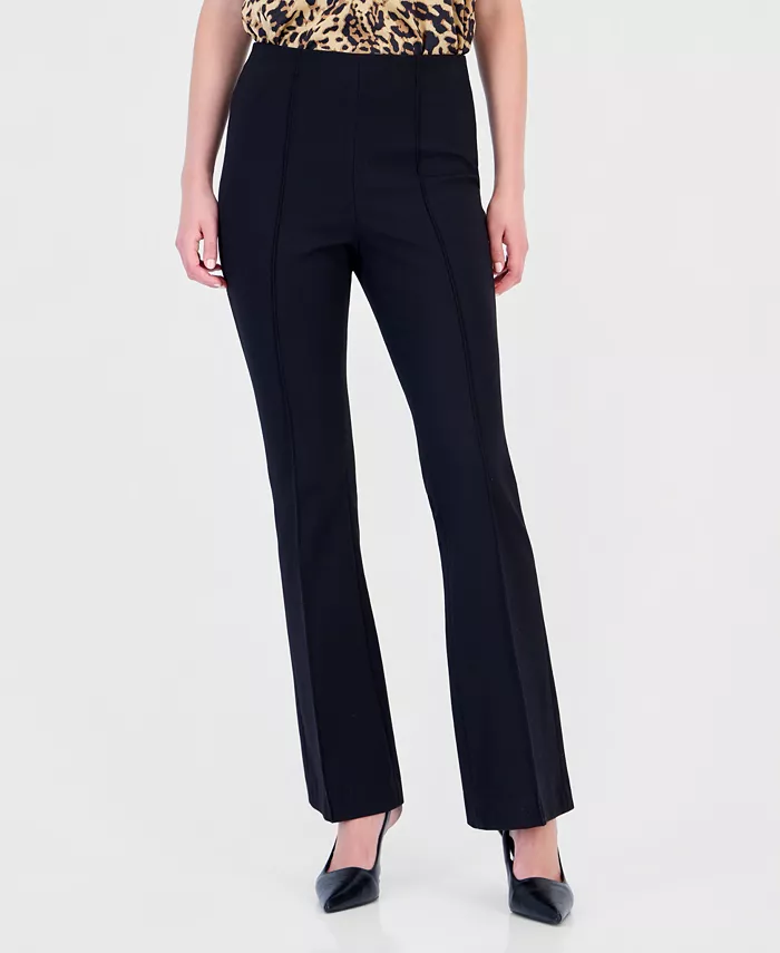 Women's Pull-on Flare Mid-Rise Pants - thumbnail 8