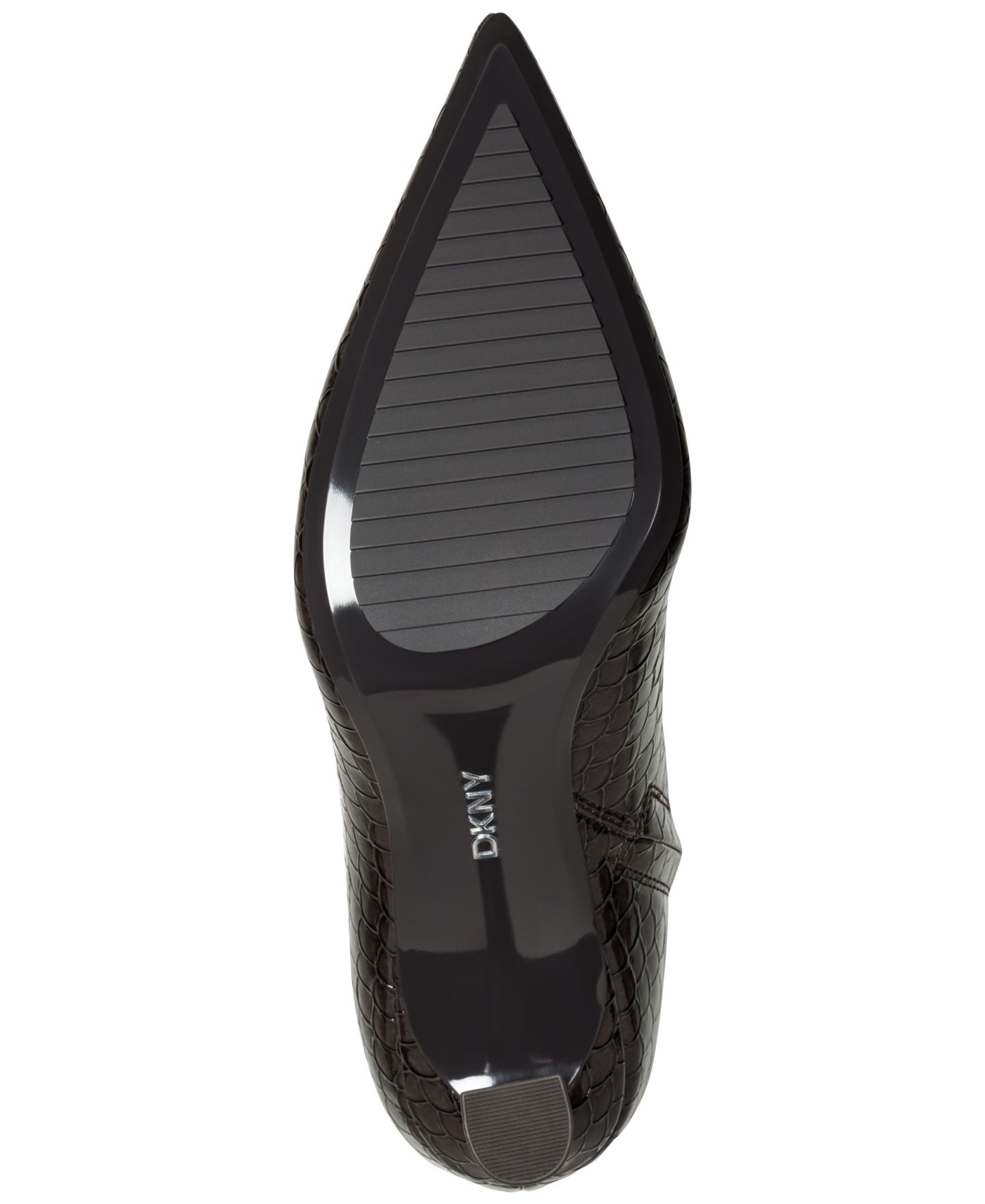 Женские ботинки DKNY Cayden Heeled Pointed Toe Dress Booties, цвет: Коричневый — фото 2